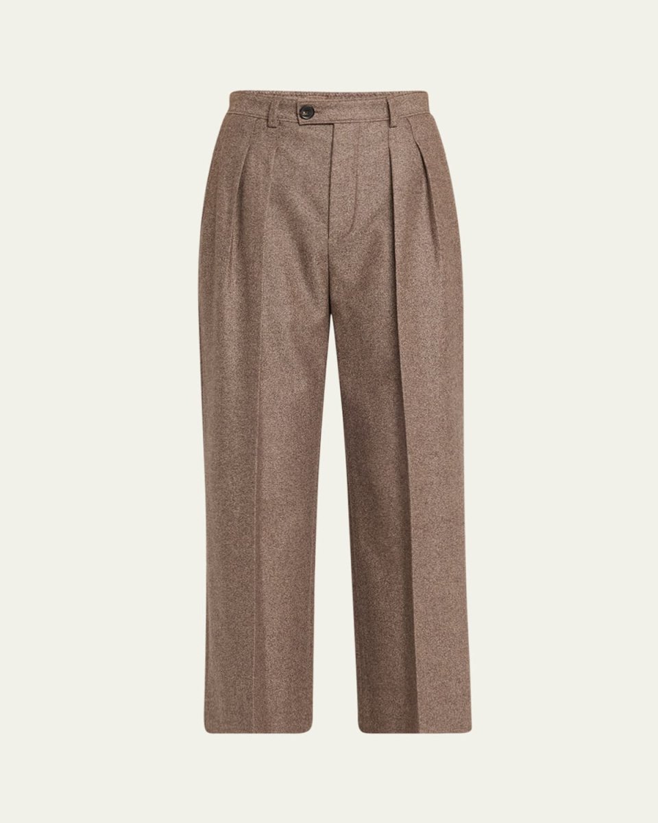 Yurik Wish Cashmere Flannel Trousers